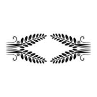 Elegant Botanical Frame, Vintage, Foliage vector
