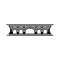 Abstract Archway, Minimalist , Geometric Pattern vector