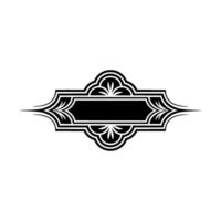 Elegant Vintage Border, Decorative Frame, Minimalist vector