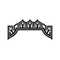 Geometric Arch Motif, Art Deco Style vector