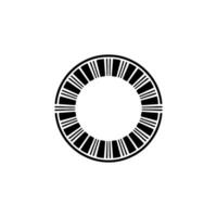Minimalist Circular Gradient, Modern vector