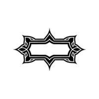 Geometric Celtic Frame, Minimalist, Pattern vector