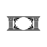 Elegant Classical Border, Deco Style, Minimalist vector