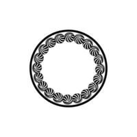Circular Abstract Pattern, Minimalist , Geometric Rhythm vector