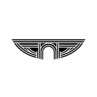 Art Deco Archway - Geometric , Minimalist vector