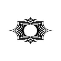 Geometric Tribal Ornament, Elegant Element vector