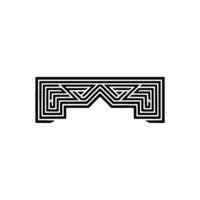 Intricate Maze , Geometric , Minimalist vector