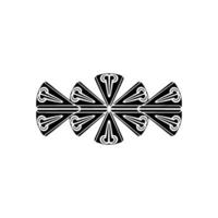 Geometric Celtic Star, Minimalist , Symbolic Motif vector