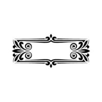 Elegant Vintage Frame, Decorative Border, Classic, Scrollwork vector