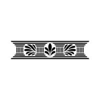 Classical Ornamental Border, Elegant , Vintage Motif vector