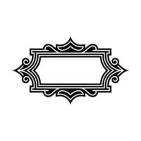 Elegant Deco Frame, Vintage Style, Decorative Border vector