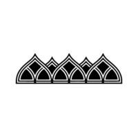 Geometric Arch Silhouette, Minimalist, Architecture vector