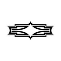 Geometric Emblem, Art Deco Style, Minimalist vector