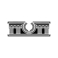 Classical Emblem, Elegant , Monumental Symbol vector