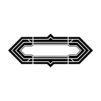 Geometric Deco Border, Elegant Element - Ornament vector