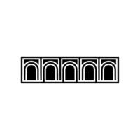 Geometric Arch Motif, Minimalist , Modern Typography, Geometry vector