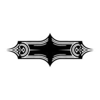 Art Deco Emblem, Vintage Border, Decorative Element vector