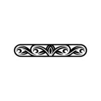 Elegant Swirl Border, Vintage Element - Ornament vector