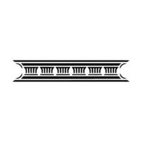 Art Deco Ornament Border,Elegant Element - Linear vector