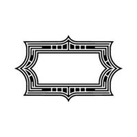 Art Deco Frame,Geometric Elegance, Vintage - Retro vector
