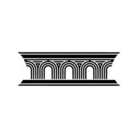 Geometric Archway, Minimalist , Art Deco Influence vector