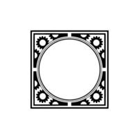 Geometric Clockwork, Minimalist vector