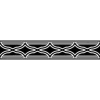 Geometric Border, Intricate Pattern, Classic , Monochrome Elegance vector