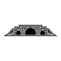 Art Deco Archway Ornament,Geometric - Retro vector