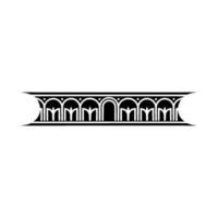 Art Deco Ornament Border,Elegant , Vintage Style, Geometric vector