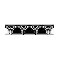 Art Deco Archway Border,Geometric , Minimalist Style, Arch vector