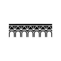 Geometric Archway,Minimalist , Black White, Pattern vector