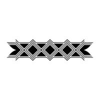 Geometric Deco Border,Streamlined , Minimalist Art - Pattern vector
