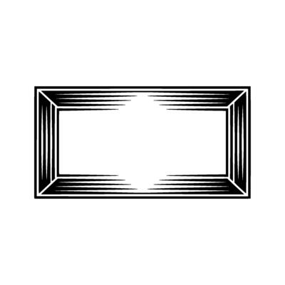Geometric Portal, Infinite Depth, Minimalist Frame