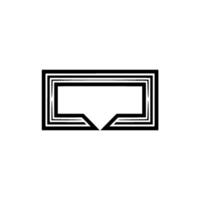 Geometric Frame,Minimalist , Modern, Abstract vector
