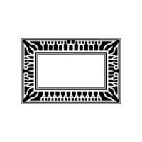 Art Deco Frame, Elegant Border,Vintage , Minimalist Layout, Retro vector