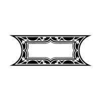 Art Deco Ornament Border,Elegant Element, Symmetry vector