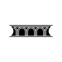 Geometric Archway,Minimalist , Architectural Motif, Pattern vector