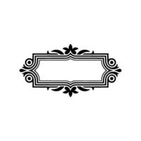 Elegant Vintage Frame,Decorative Border, Classic, Pattern vector