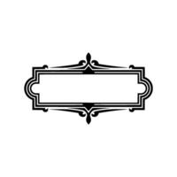 Elegant Ornate Frame, Vintage Element - Art nouveau vector