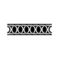 Intricate Celtic Border, Elegant Ornamentation, Vintage, Pattern vector