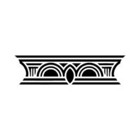 Art Deco Ornament Border,Geometric, Line vector