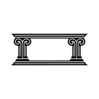 Classical Column Frame,Elegant Element vector