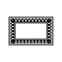 Geometric Deco Frame,Minimalist , Elegant Border, alternate version 13 vector