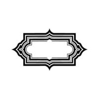 Intricate Deco Frame,Minimalist , Elegant Border vector
