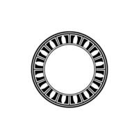 Geometric Circle Frame,Art Deco Style, Minimalist, Illustration vector