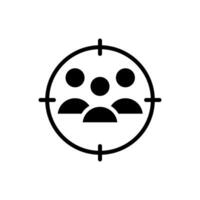 Headhunting icon. Human resources illustration sign. HR symbol. Head hunting web logo design for web. vector