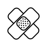 Patch icon . Wound illustration sign. Corn symbol or logo. vector