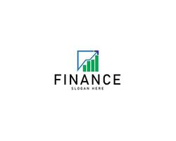 Modern logo concept design for fin-tech and digital finance technologies vector
