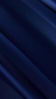 Vertical abstract background with flowing blue silk texture. vector