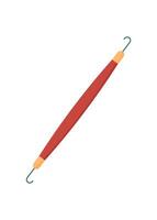 Simple tool for sewing fabric, essential equipment for craft and DIY activity. Concept of handmade projects and creative hobbies, flat style, suitable workshops craft classes. vector